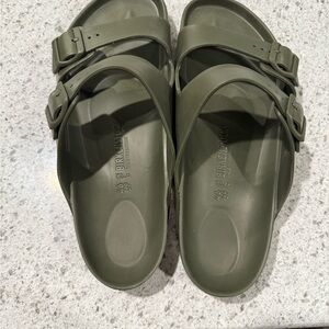 Birkenstock Forest Green Double Strap Sandals